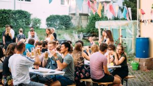 Gäste beim Konviktsfest im Sommer 2019