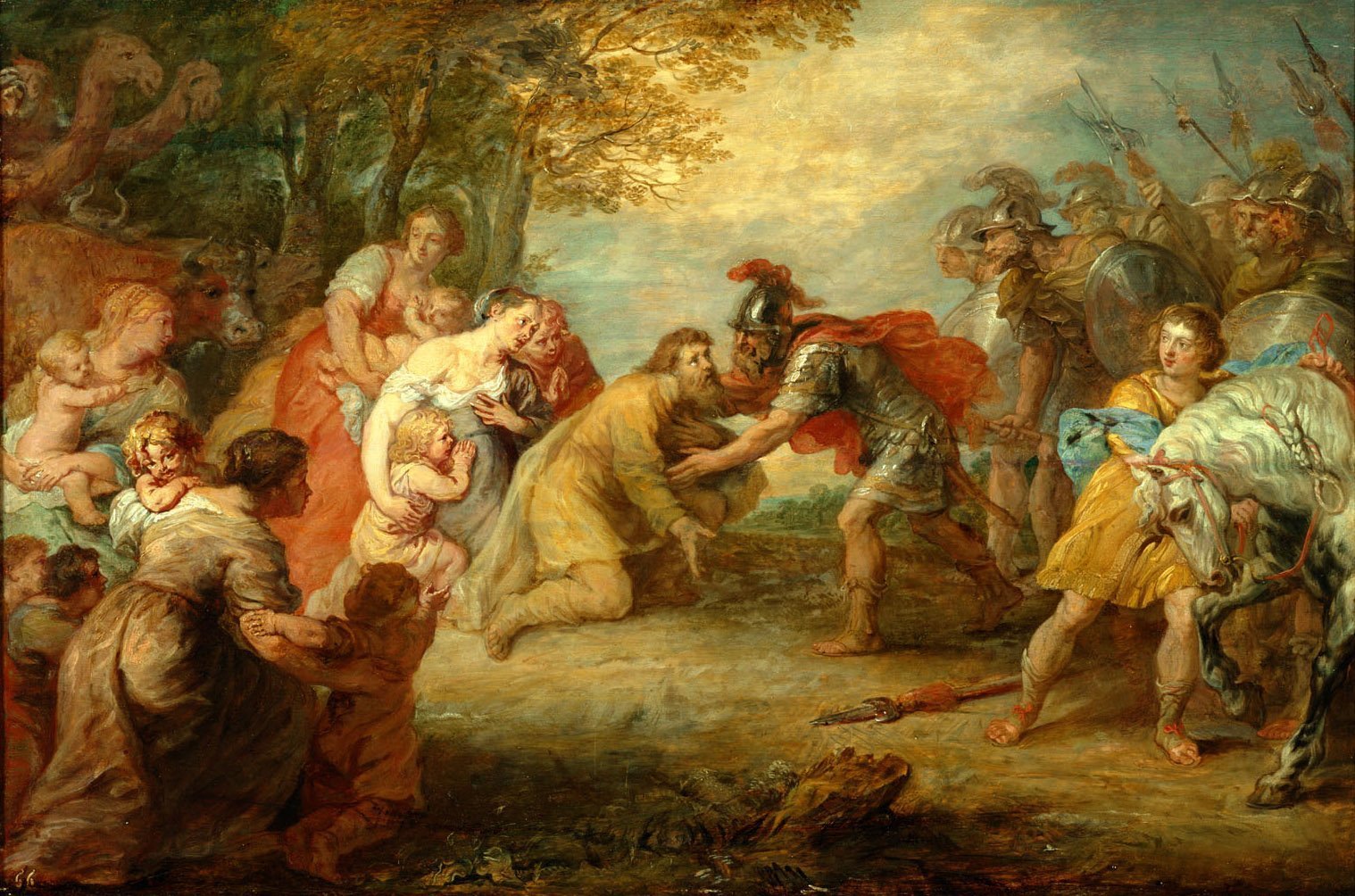 Versöhnung Jakobs mit Esau, Peter Paul Rubens