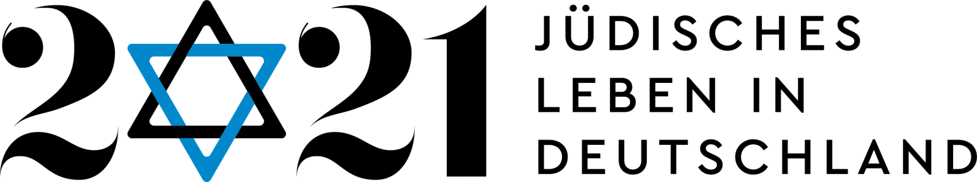 Schriftzug 2021 Jüdisches Leben in Deutschland
