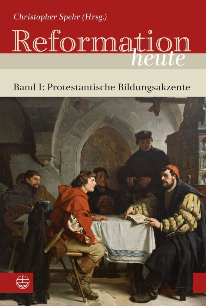 Christopher Spehr (Hg.): Protestantische Bildungsakzente, (Reformation heute 1), Leipzig 2016, 222 Seiten, ISBN 978-3-374-03804-6.