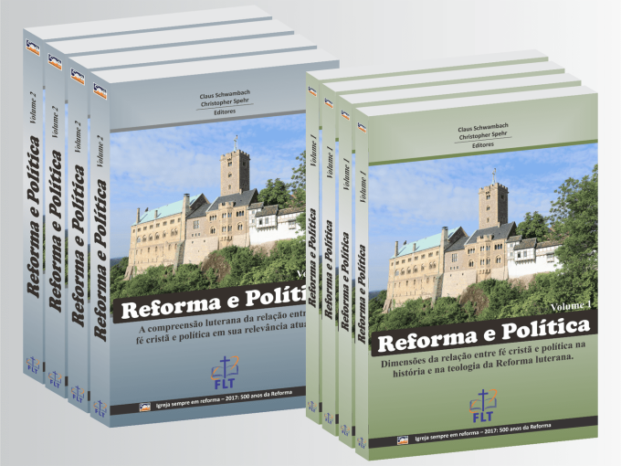 Claus Schwambach und Christopher Spehr (Hgg.): Reforma e Política, 2 Bde., São Bento do Sul – SC (Brasilien) 2018, Bd. 1: Dimensões da relação entre fé cristã e política na história e na teologia da Reforma luterana, 161 Seite, 1 Illustr., ISBN: 978-85-69469-11-7; Bd. 2: A compreensão luterana da relação entre fé cristã e política em sua relevância atual, 243 Seiten, ISBN: 978-85-69469-12-4.
