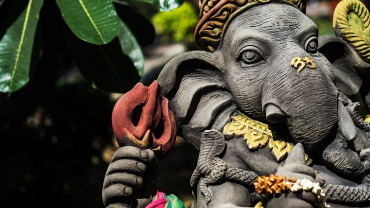 Statue der Hindugottheit Ganesha